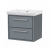 Delphi Lodge Coastal Grey 600mm 2-Drawer Wall Hung Vanity Unit (inc 0TH Classic Basin) | Thumbnail Image