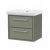 Delphi Lodge Fern Green 600mm 2-Drawer Wall Hung Vanity Unit (inc 0TH Classic Basin) | Thumbnail Image