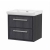 Delphi Lodge Graphite Grey 600mm 2-Drawer Wall Hung Vanity Unit (inc 0TH Classic Basin) | Thumbnail Image
