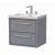 Delphi Lodge Coastal Grey 600mm 2-Drawer Wall Hung Vanity Unit (inc 3TH Modern Basin) | Thumbnail Image