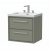 Delphi Lodge Fern Green 600mm 2-Drawer Wall Hung Vanity Unit (inc 3TH Modern Basin) | Thumbnail Image