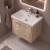 Delphi Lodge 600mm 2-Drawer Wall Hung Vanity Unit (inc Ceramic Basin) | Thumbnail Image