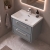 Delphi Lodge 600mm 2-Drawer Wall Hung Vanity Unit (inc Ceramic Basin) | Thumbnail Image