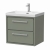 Delphi Lodge 600mm 2-Drawer Wall Hung Vanity Unit (inc Ceramic Basin) | Thumbnail Image