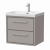 Delphi Lodge 600mm 2-Drawer Wall Hung Vanity Unit (inc Ceramic Basin) | Thumbnail Image