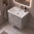 Delphi Lodge 600mm 2-Drawer Wall Hung Vanity Unit (inc Ceramic Basin) | Thumbnail Image