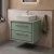 Delphi Lodge 600mm 2-Drawer Wall Hung Countertop Vanity Unit | Thumbnail Image