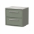 Delphi Lodge 600mm 2-Drawer Wall Hung White Marble Countertop Vanity Unit | Thumbnail Image