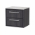 Delphi Lodge 600mm 2-Drawer Wall Hung White Marble Countertop Vanity Unit | Thumbnail Image