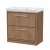 Delphi Lodge Antique Oak 800mm 2-Drawer Floor Standing Vanity Unit (inc 0TH Classic Basin) | Thumbnail Image