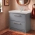 Delphi Lodge 800mm 2-Drawer Floor Standing Vanity Unit (inc Fireclay Basin) | Thumbnail Image