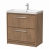 Delphi Lodge 800mm 2-Drawer Floor Standing Vanity Unit (inc Ceramic Basin) | Thumbnail Image