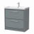 Delphi Lodge 800mm 2-Drawer Floor Standing Vanity Unit (inc Ceramic Basin) | Thumbnail Image