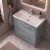Delphi Lodge 800mm 2-Drawer Floor Standing Vanity Unit (inc Ceramic Basin) | Thumbnail Image