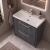 Delphi Lodge 800mm 2-Drawer Floor Standing Vanity Unit (inc Ceramic Basin) | Thumbnail Image