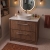 Delphi Lodge 800mm 2-Drawer Floor Standing White Marble Countertop Vanity Unit | Thumbnail Image