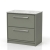 Delphi Lodge 800mm 2-Drawer Floor Standing White Marble Countertop Vanity Unit | Thumbnail Image