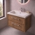 Delphi Lodge 800mm 2-Drawer Wall Hung Vanity Unit (inc Fireclay Basin) | Thumbnail Image