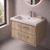 Delphi Lodge 800mm 2-Drawer Wall Hung Vanity Unit (inc Fireclay Basin) | Thumbnail Image