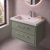 Delphi Lodge 800mm 2-Drawer Wall Hung Vanity Unit (inc Fireclay Basin) | Thumbnail Image