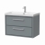 Delphi Lodge 800mm 2-Drawer Wall Hung Vanity Unit (inc Ceramic Basin) | Thumbnail Image