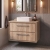 Delphi Lodge 800mm 2-Drawer Wall Hung Countertop Vanity Unit | Thumbnail Image
