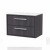 Delphi Lodge 800mm 2-Drawer Wall Hung White Marble Countertop Vanity Unit | Thumbnail Image