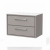 Delphi Lodge 800mm 2-Drawer Wall Hung White Marble Countertop Vanity Unit | Thumbnail Image