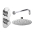 Delphi Loop Chrome Dual Concealed Shower Set with Fixed Head | Thumbnail Image
