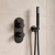 Delphi Loop Black Dual Concealed Shower Set with Handset and Bracket | Thumbnail Image