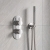 Delphi Loop Chrome Dual Concealed Shower Set with Handset and Bracket | Thumbnail Image