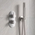 Delphi Loop Chrome Dual Concealed Shower Set with Handset and Bracket | Thumbnail Image
