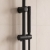 Delphi Round Pencil Matt Black Slider Rail Shower Kit (inc Outlet Elbow) | Thumbnail Image