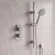 Delphi Loop Chrome Dual Concealed Shower Set with Slide Rail Kit | Thumbnail Image