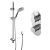 Delphi Loop Chrome Dual Concealed Shower Set with Slide Rail Kit | Thumbnail Image