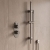 Delphi Round Pencil Brushed Pewter Slider Rail Shower Kit (inc Outlet Elbow) | Thumbnail Image