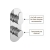 Delphi Loop Chrome Dual Concealed Shower Set with Fixed Head and Handset | Thumbnail Image