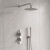 Delphi Loop Chrome Dual Concealed Shower Set with Fixed Head and Handset | Thumbnail Image