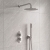 Delphi Loop Chrome Dual Concealed Shower Set with Fixed Head and Handset | Thumbnail Image