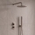Delphi Loop Brushed Pewter Dual Concealed Shower Set with Fixed Head and Handset | Thumbnail Image