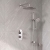 Delphi Loop Chrome Dual Concealed Shower Set with Fixed Head and Slide Rail Kit | Thumbnail Image
