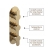 Delphi Loop Brushed Brass Triple Concealed Shower Set with Fixed Head and Handset | Thumbnail Image