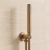 Delphi Loop Brushed Brass Dual Concealed Shower Set with Handset and Bracket | Thumbnail Image