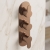 Delphi Loop Brushed Bronze Triple Concealed Shower Set with Fixed Head and Handset | Thumbnail Image