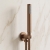 Delphi Loop Brushed Bronze Dual Concealed Shower Set with Fixed Head and Handset | Thumbnail Image