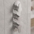 Delphi Loop Chrome Triple Concealed Shower Set with Fixed Head and Handset | Thumbnail Image