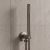 Delphi Loop Brushed Pewter Dual Concealed Shower Set with Handset and Bracket | Thumbnail Image