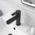 Delphi Loop Matt Black Mono Basin Mixer Tap (inc Press Top Waste) | Thumbnail Image