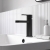 Delphi Loop Matt Black Mono Basin Mixer Tap (inc Press Top Waste) | Thumbnail Image