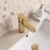 Delphi Loop Brushed Brass Mono Basin Mixer Tap (inc Press Top Waste) | Thumbnail Image